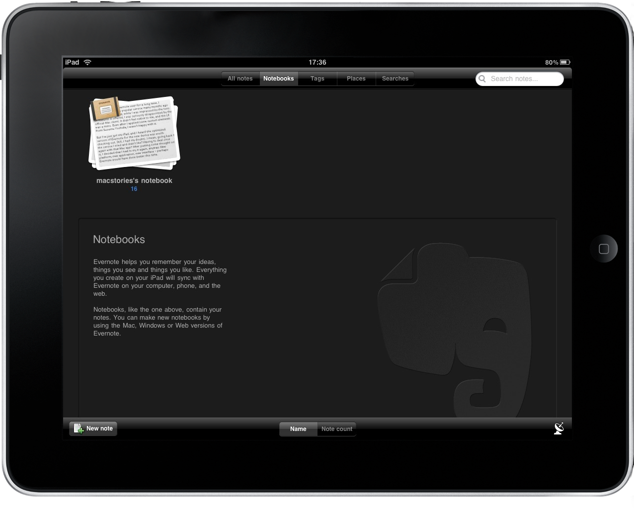 Working With Evernote for iPad MacStories
